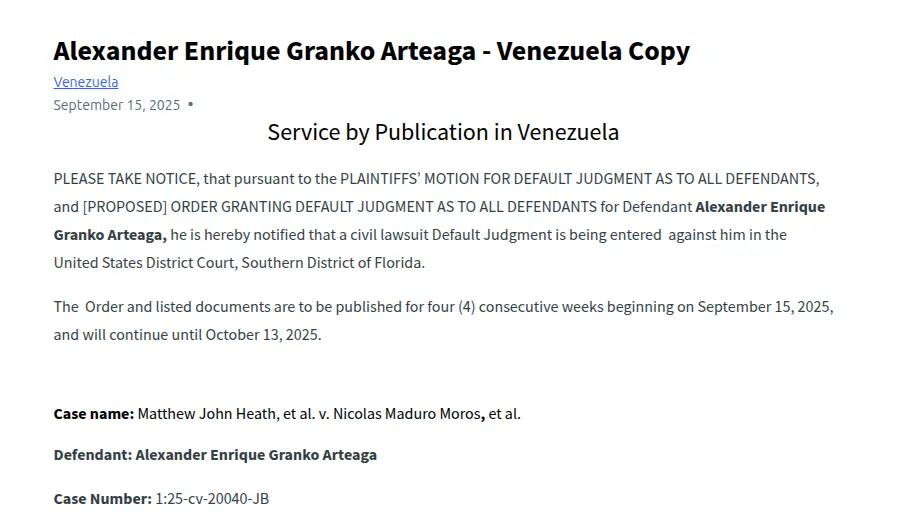 Granko Arteaga ante la justicia: los riesgos de servir a un poder que sacrifica a los suyos