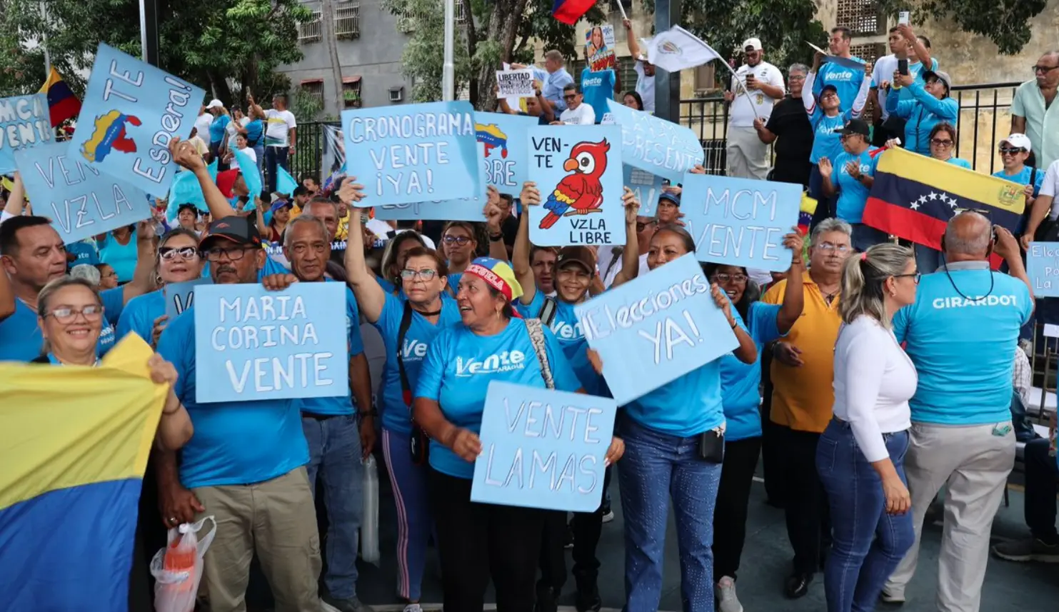 El reclamo por elecciones y presos políticos vuelve a movilizar las calles en toda Venezuela